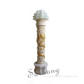 Top selling Marble luxury engraving dragon Column
